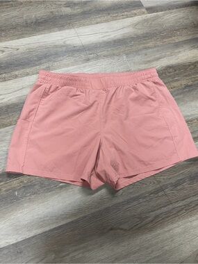 Pacific Trail Rose Pink Athletic Shorts with Elastic Waist